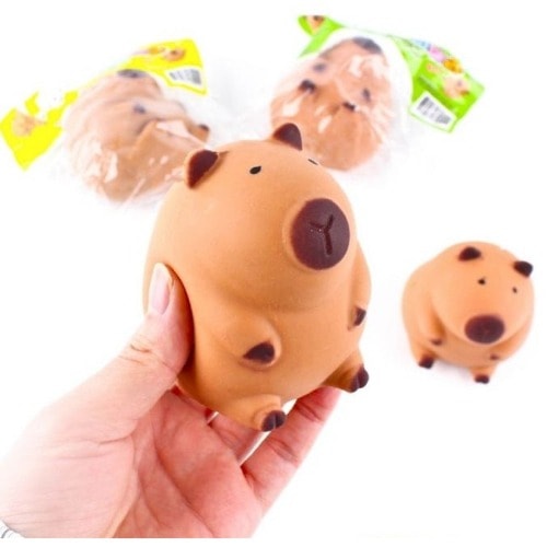 カピバラパン餅樫×12個面白い肌触り遊び戯れ玩具団体誕生日こどもの日クリスマスプレゼント