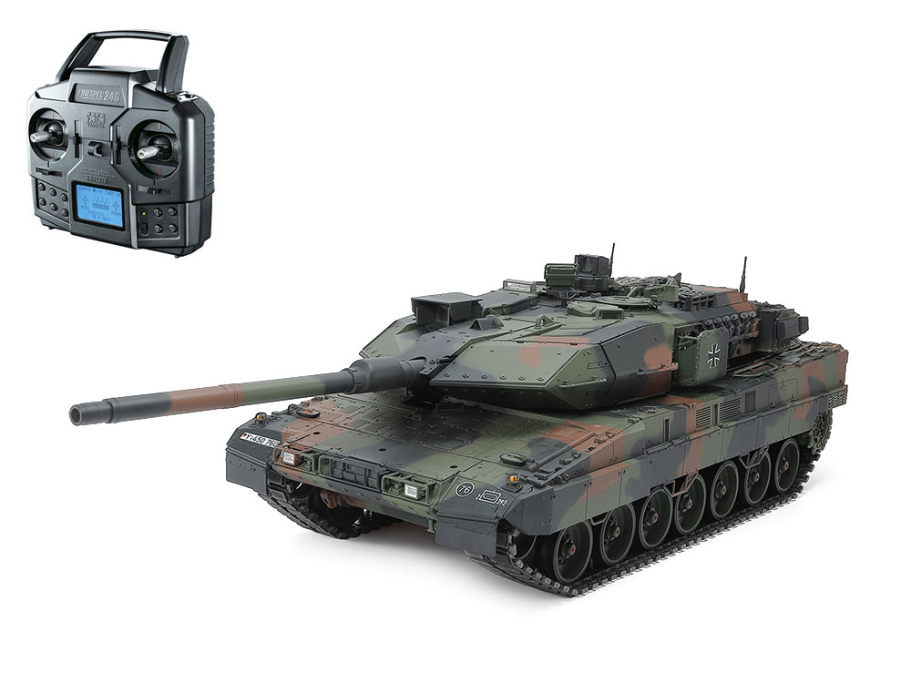 タミヤ 【再生産】1/16電動RC レオパルト2 A7V フルオペレーションセット（4chプロポ付）【56046】 T 56046 レオパルド2A7V フルオペ
