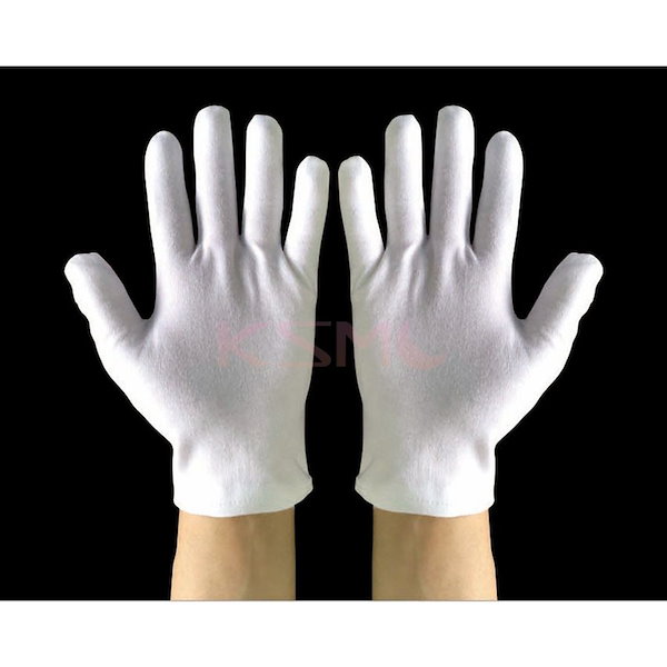 爆売り！】 白手袋 警備 スムス手袋 作業用手袋 白 サンプル 品質管理用1001