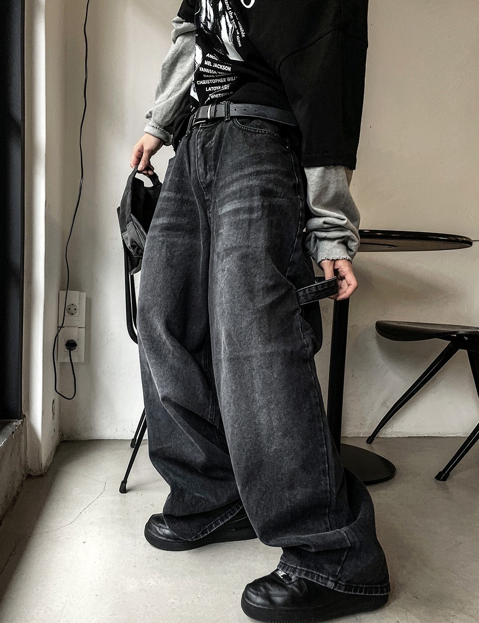 [COSYHARU公式] Scuffer Carpenter Denim Pants