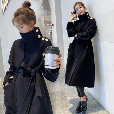 トレンチコート 秋冬用厚手 メルトンダウンコート ロングトレンチコート アウター トレンチコート コトレンチコート