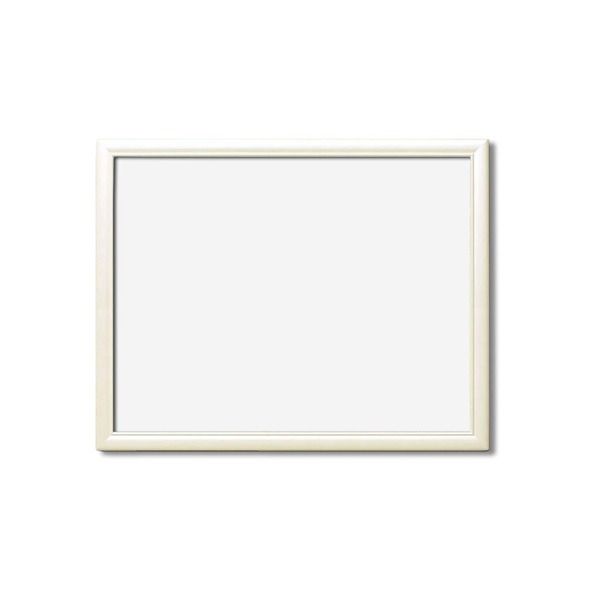 デッサン額縁 額 フレーム ( 三三サイズ 606×455mm ) ホワイト 白 壁掛けひも付き アクリル付き 化粧箱入り