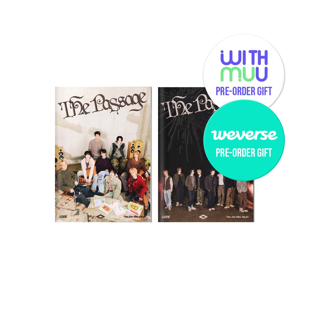 【ONLINE特典選択】 AHOF - THE PASSAGE / PHOTOBOOK / 2ND MINI ALBUM / UNIVERSE LEAGUE / 2種セット