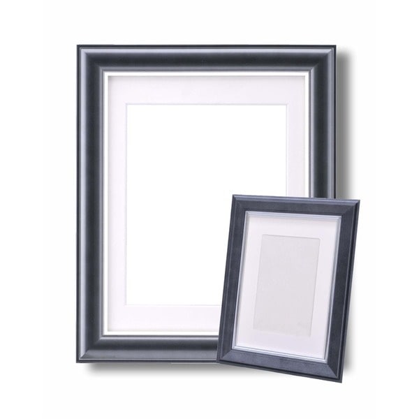 カラー遺影額セットメモリアルセット　太い額仏事用額葬儀額セット（遺影額）　大小セットB（ブラック） 8,916円