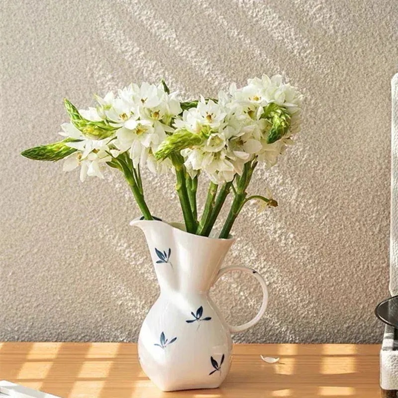 韓国 INS風 インテリア雑貨 おしゃれ セラミックベース お花の陶器花瓶 花瓶 フラワーベース