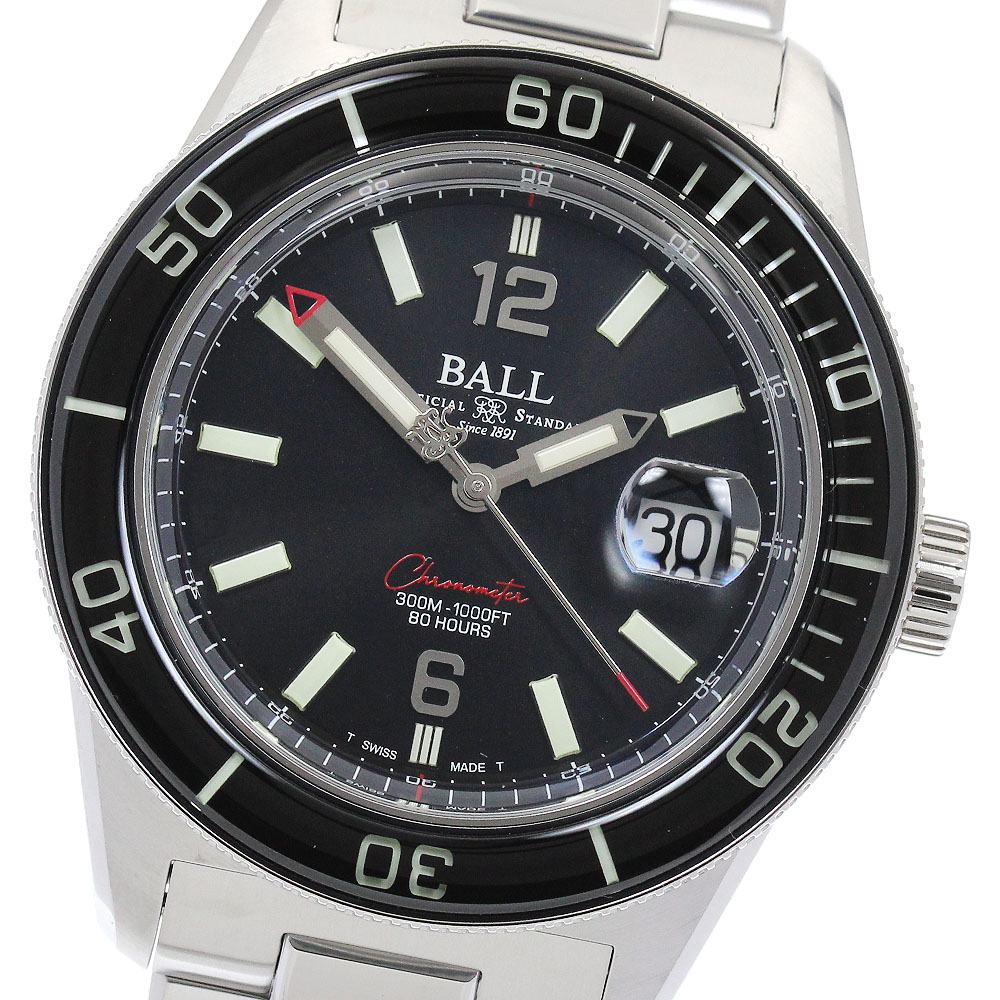 ボールウォッチ BALLWATCH DD3100A-S1C-BK エンジニアM スキンダイバー 自動巻き メンズ 未使用品 保証書付き_899260【中古】