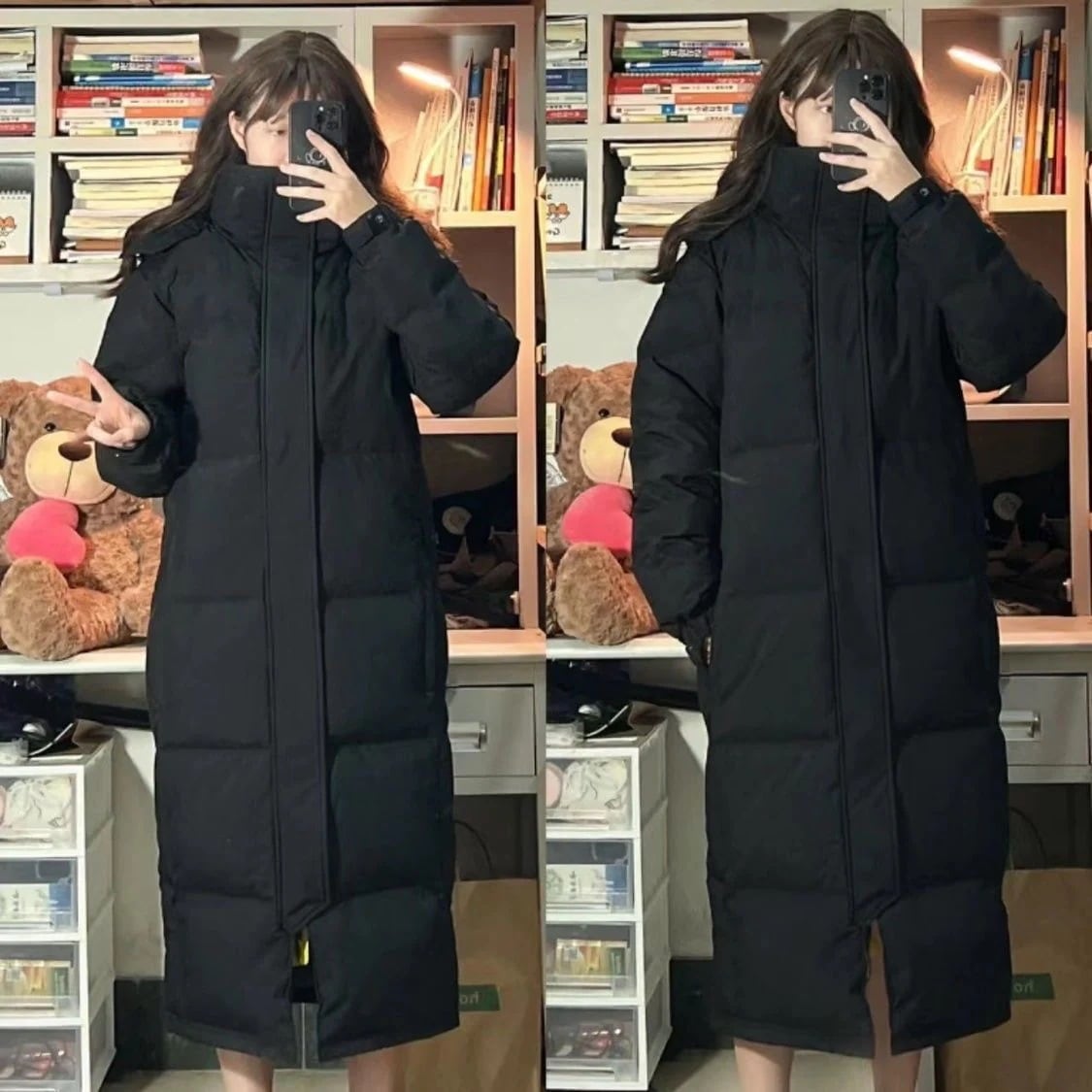 アウター 韓国ファッション ダウンコート 大きいサイズ ダウンジャケット ロングコート 韓国 コート レディース服 コットン ダウン コート レディース