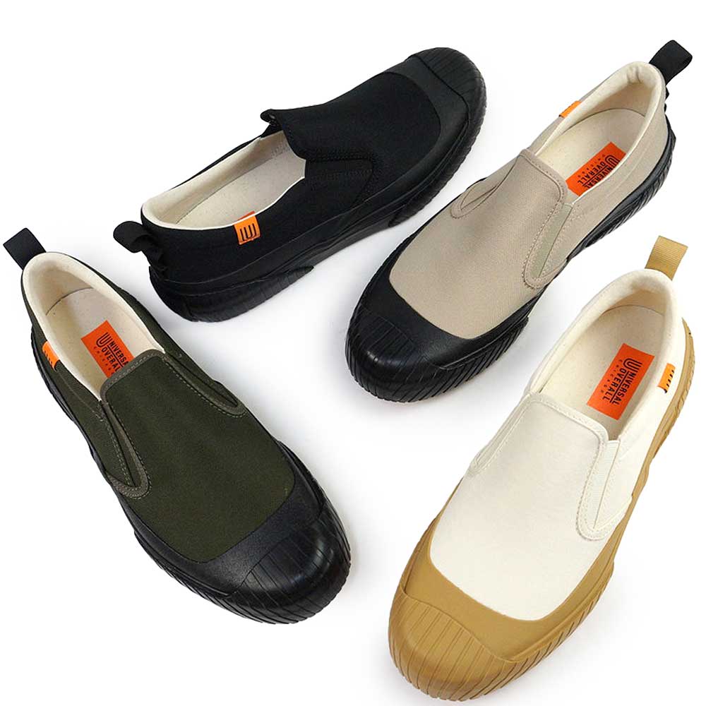 スニーカー メンズ レディース UO12 スリッポン 撥水 防滑 ワークシューズ