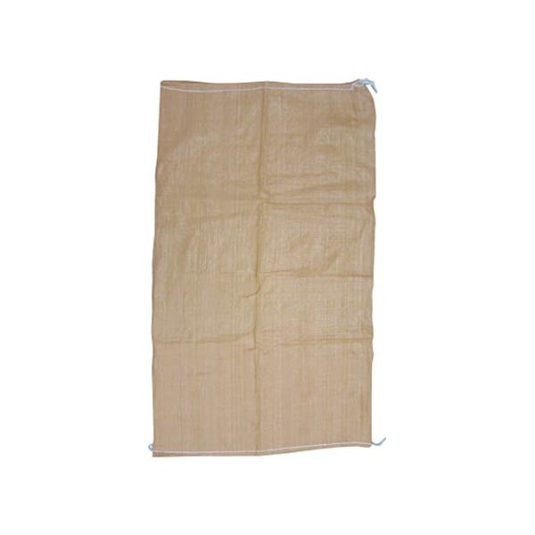 (まとめ)ユタカメイク 収集袋PP収集袋(ベージュ)60cm×100cm W-43 1パック(5枚)(×10セット)