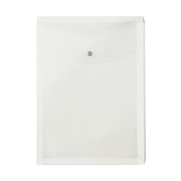 (まとめ) プラス シンプルワークポケット付エンベロープ マチ付 A4タテ クリアー FL-120CH 1枚 (×100セット)