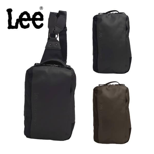 Lee wisdom ウィズダム 320-4021 リュック ボディ 2WAY ラバー調 マット 合皮 ポリエステル 生地 ファスナーポケット 大人カジュアル シック