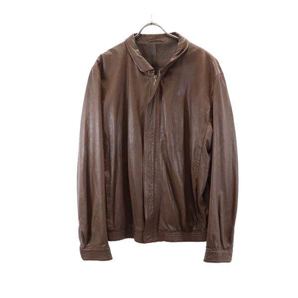 イタリア製 レザージャケット 40 ブラウン系 メンズ