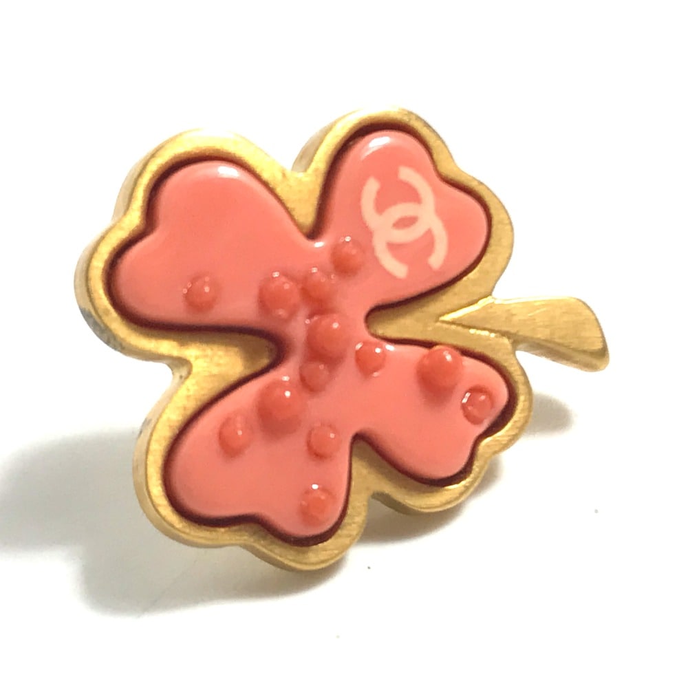 ブローチ CC ココマーク クローバー 03P アクセサリー メタル ピンク