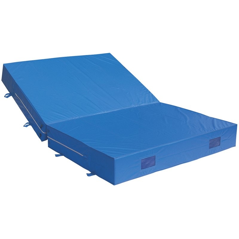 (代引き・個人宅・北海道・沖縄への配送不可)三和体育 ソフトマット 2ツオリ 200X300X30ベッ 学校機器 マット (s9793)