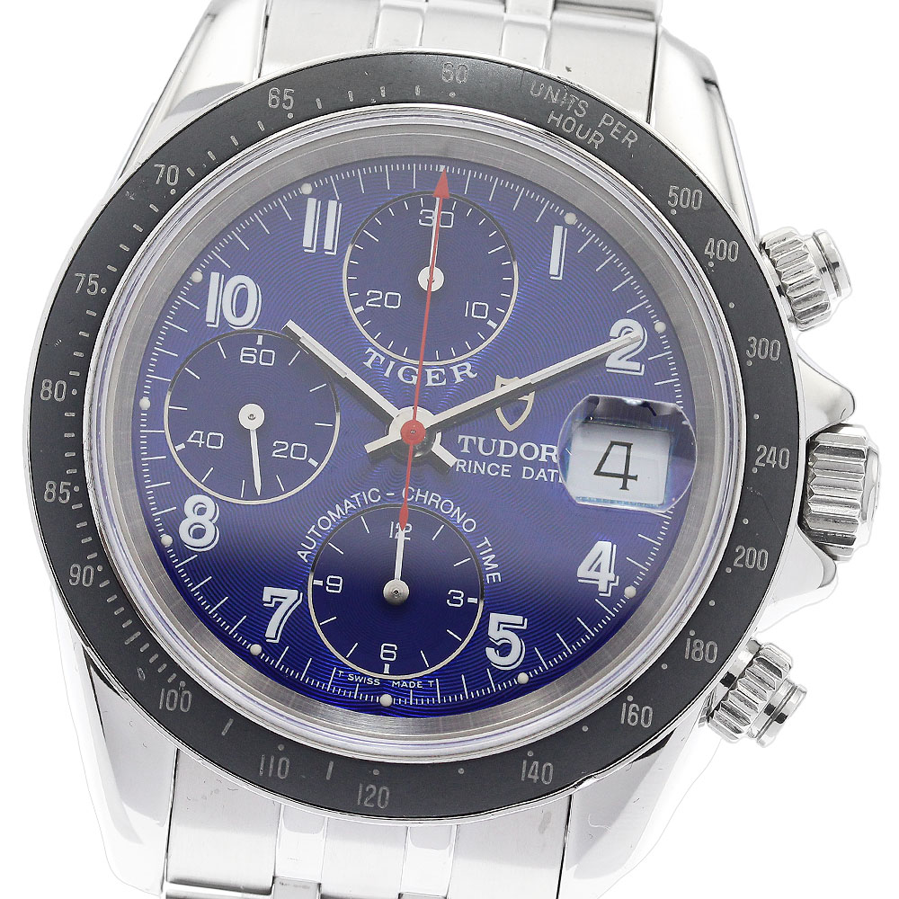 チュードル TUDOR 79260 プリンスデイト クロノグラフ Cal.7750 自動巻き メンズ 箱・保証書付き_896493【中古】