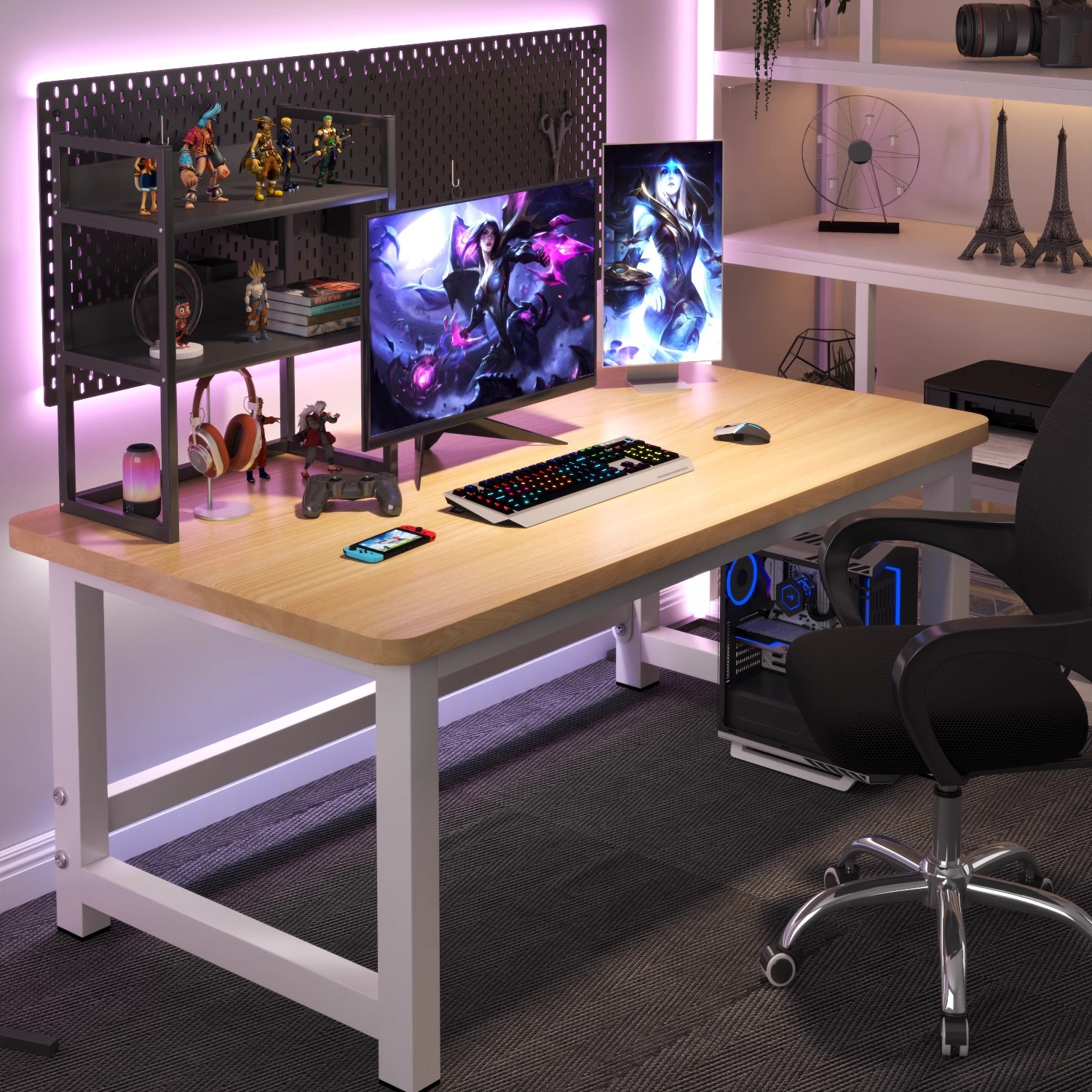 リビングルームeスポーツルームルームコンピューターデスクeスポーツテーブルスタディレンタルルームシンプルスタディオフィスデスク