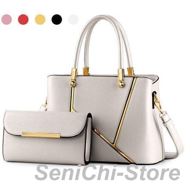 【今月限りのアクティビティ】【出荷が迅速である】春 夏ハンドバッグ レディース フォーマル ショルダーバッグ 手提げかばん PU 2点セット 3way 肩掛け 斜め掛け 大容量 軽量 おしゃれ シンプ