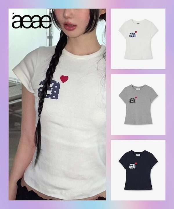 [AEAE]◆韓国大人気◆DOT SMALL LETTER TEE◆追跡可◆ 7110493852.g_600-w-qt_100_g.jpg