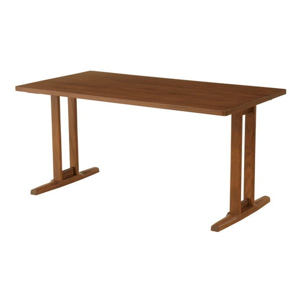 筑波産商 YUME2 150x80 長方形 テーブルA 2本脚 BR メーカー直送