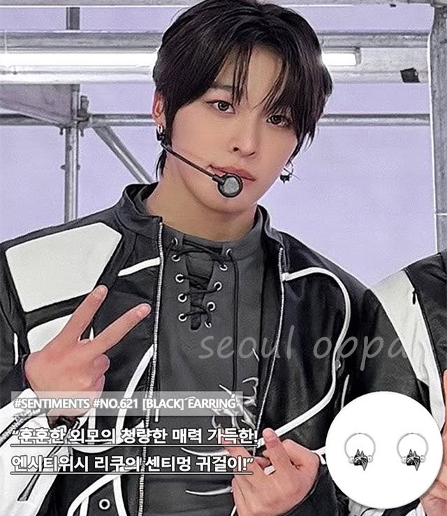 KOREA [ SENTIMENTS ] NO.621 [BLACK] EARRING