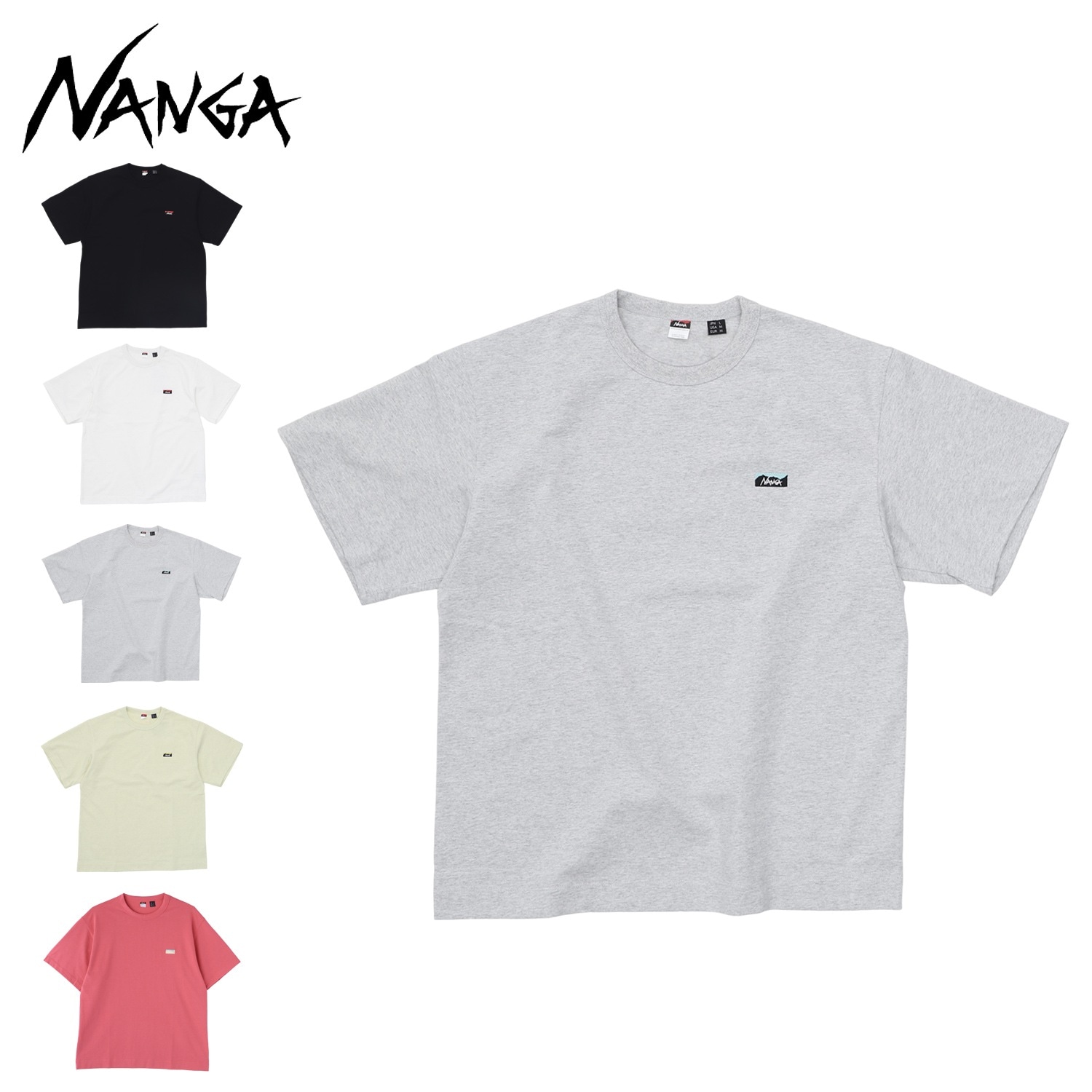 Tシャツ 半袖 エコハイブリッド ボックスロゴ エンブロイダリー ティー メンズ 1G804-A