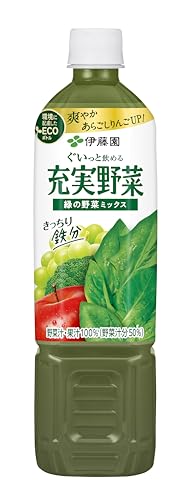 伊藤園 充実野菜 緑の野菜ミックス 740g×15本 エコボトル