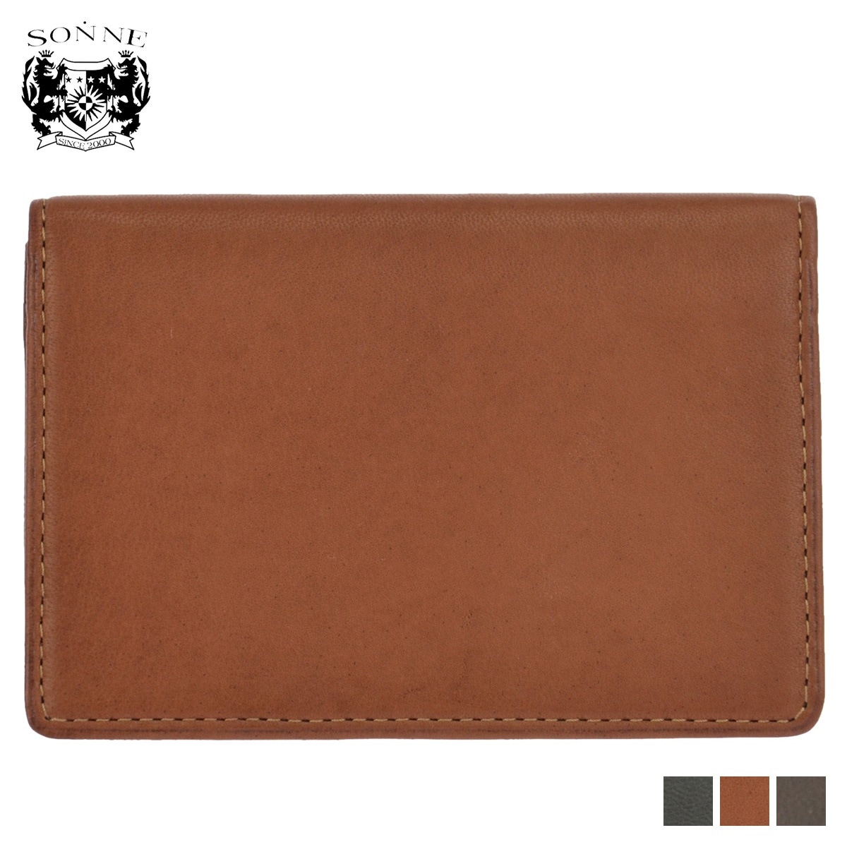 名刺入れ カードケース メンズ SCHAF ブラック ブ