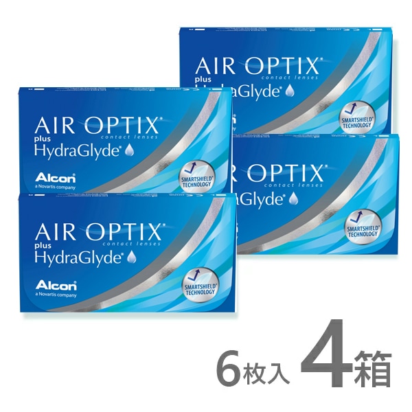 エアオププラス ハイドラグライド 4箱セット (1箱6枚) 2week 6枚入 4箱 コンタクトレンズ 安い 2week 2ウィーク 2週間