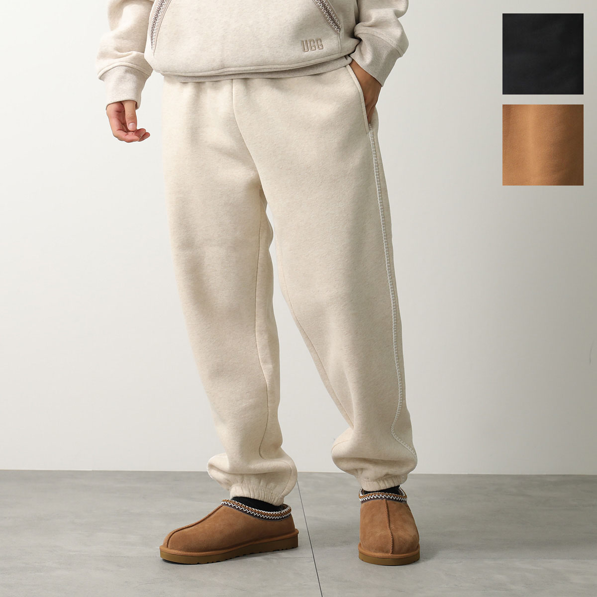 UGG アグ スウェットパンツCLASSIC SWEATPANT 1158770 メンズ ジョガーパンツ コットンブレンド 裏起毛 ロゴ刺繍 カラー3色 13,612円