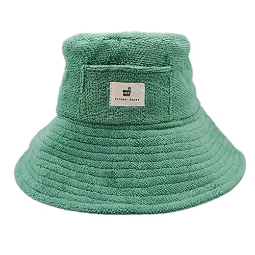 色：グリーン [Totonoi Japan] サウナハット 洗える タオル メンズ レディース サウ