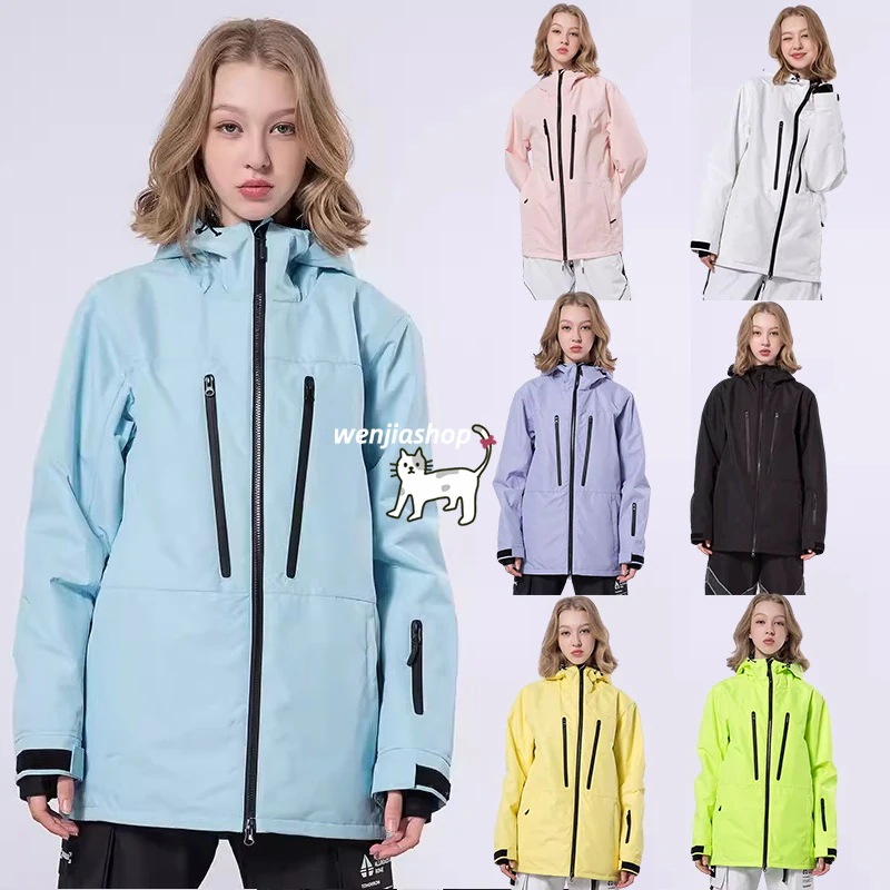 スノーボードウェアジャケットアウター単品メンズレディース男女兼用トップススノボウェアスノーウェアスキーウェアスノボーウェア韓国風防水保温防雪防水防寒