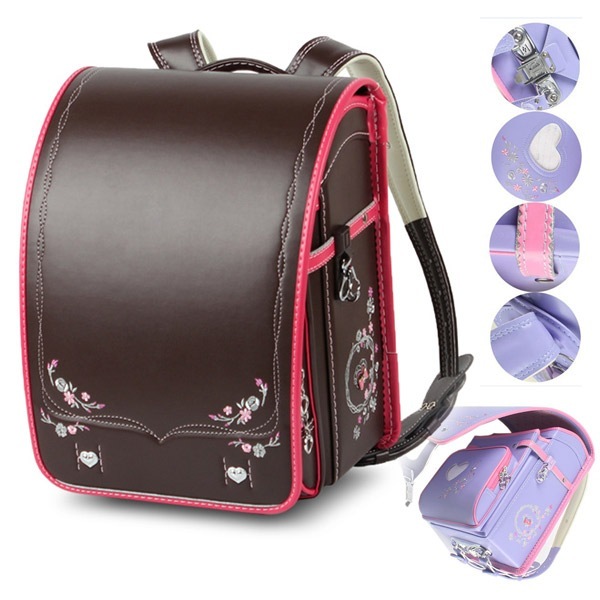 ランドセル 通学バッグ リュックサック 入学祝い 刺繍 小学校 型落ち 女の子 防水 花柄 かっこいい おしゃれ A4フラットファイル対応 軽い