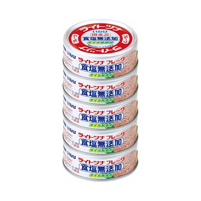 他サイト： いなば食品 いなば 国産ライトツナ食塩無添加 70g×5缶の商品画像