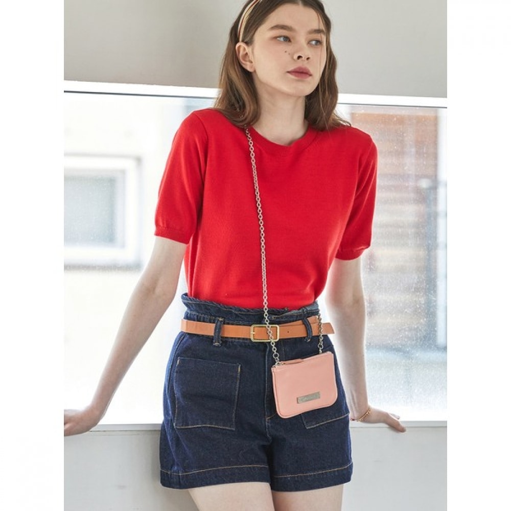 (モナック) モナック牛革プチバッグベティミニピンク AL19-2303-PI