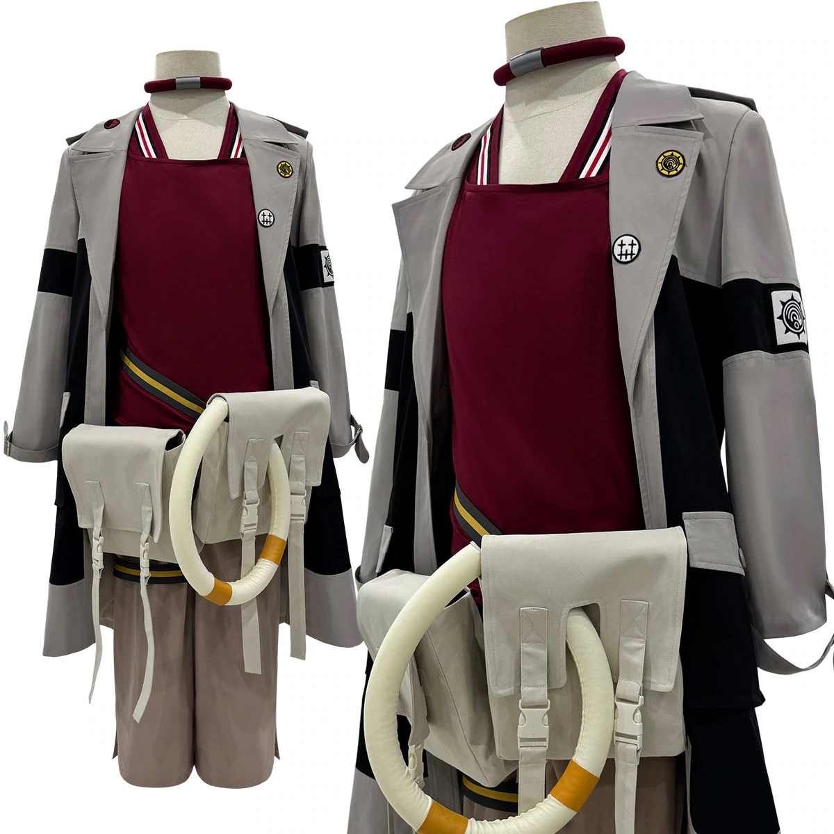 [2026 新作]HOLOUNCOSER ガチアクタ GACHIAKUTA エンジン コスプレ 衣装 ウェストバッグ付 フルセット C服 仮装 ハロウィン アニメ