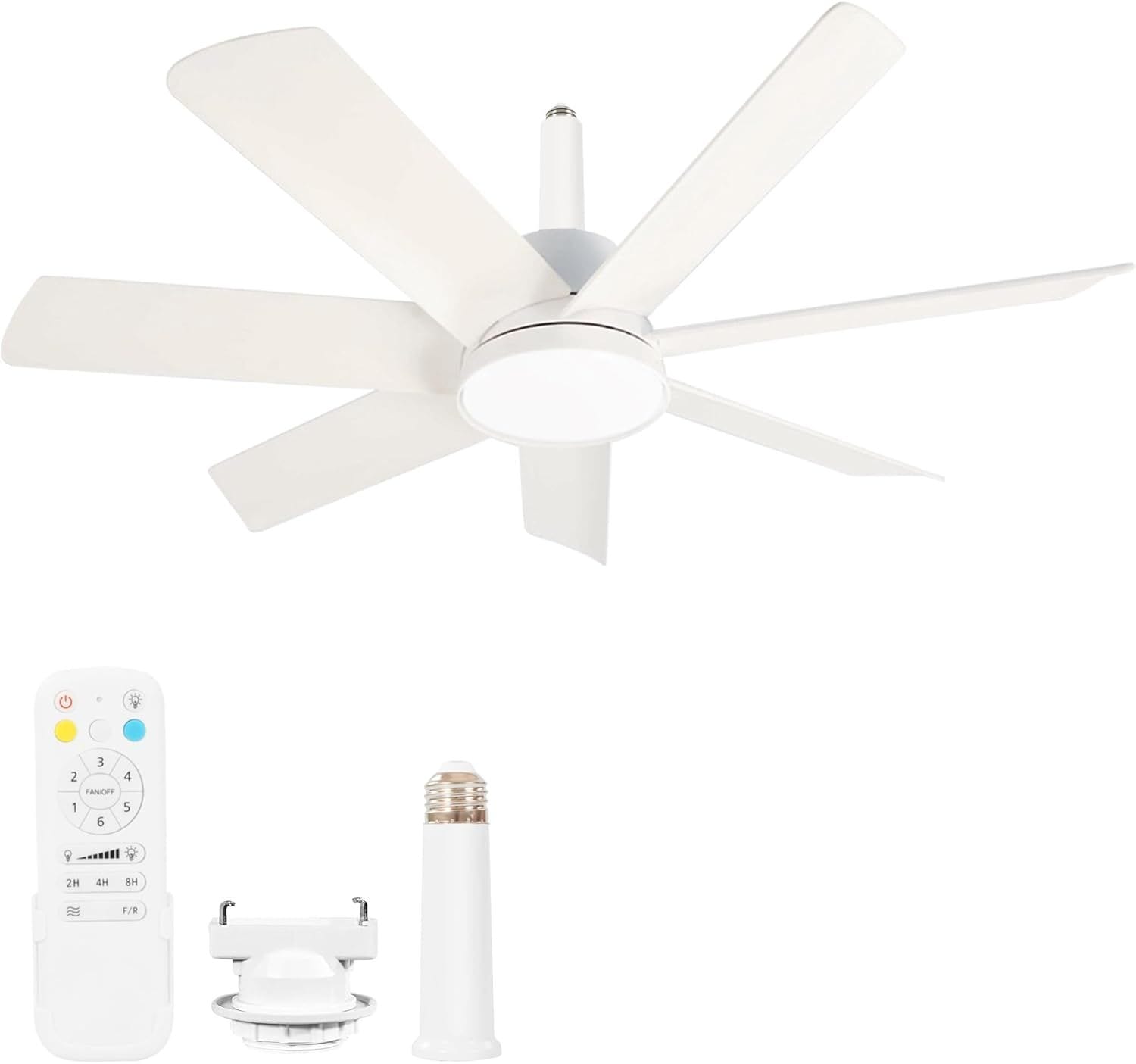 シーリングファンライト【7羽根大風量正逆回転DCモーター】2025次世代型 シーリングライト扇風機 50W リモコン付き 6-10畳 E26 壁スイッチメモリー機能 自動停止機能 寝室 和室 天井