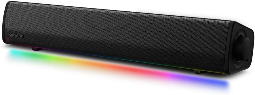 Sound Blaster GS3 ブラック【価格.com プロダクトアワード2024 金賞】12W RMS/ピーク出力24W サイズを超えたワイドな音の広がり SuperWide技術 USB/Blu