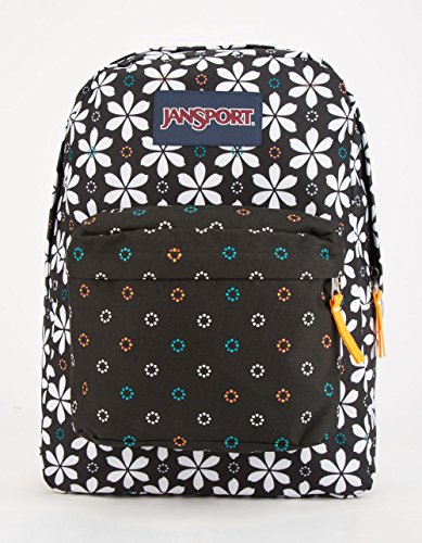 JanSport T501 Superbreak Backpack 2014 Winter Collection (Black Floral Geo) 並行輸入品