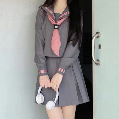 ーの3本服JK制服スカート学院風スーツ長袖半袖上着ベー 7,282円