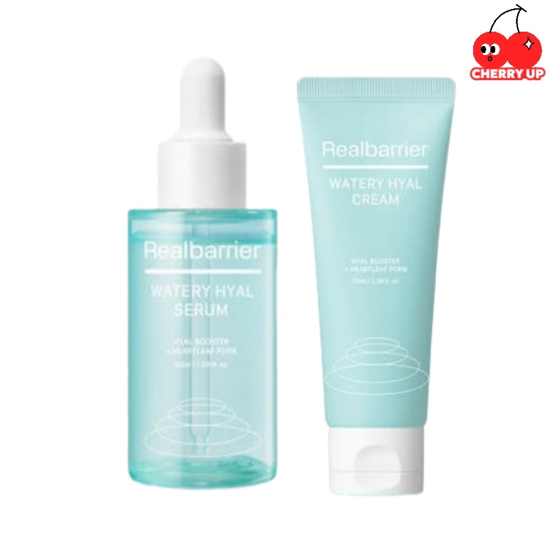 【新発売企画】 ウォータリーヒアルセラム 50mL 1本＋ウォータリーヒアルクリーム 70mL 1本 セット朝夜兼用 高保湿 しっとり感 ノンオイル 肌荒れケア なめらか 透明感 翌朝しっとり