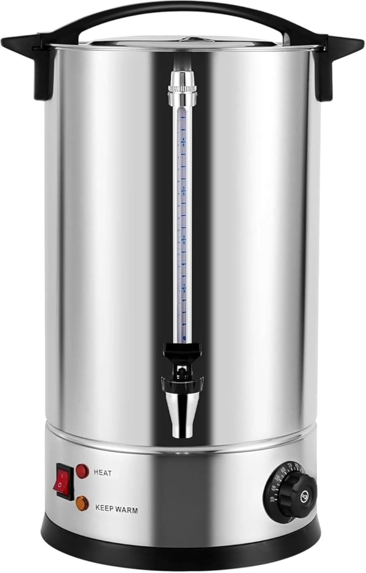 電気保温ジャグ ステンレス製 ウォータージャグ 8L 断熱ボイラー 業務用 大容量 給湯ジャグ 保温保冷 温度調節対応 6.8L16L 飲料サーバー コーヒー/お茶/ミルクティー 保温ポット 1