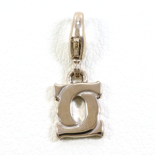 カルティエ 2C K18WG チャーム 総重量約1.4g ジュエリー 中古