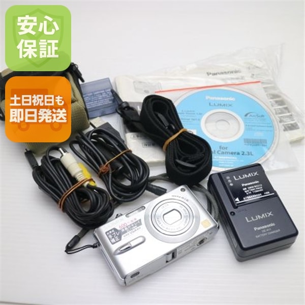 超美品 DMC-FX9 シルキーシルバー Panasonic LUMIX デジカメ 145