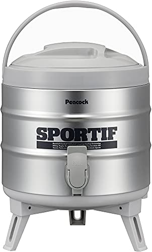 ピーコック魔法瓶工業(The-peacock) ピーコック ウォータージャグ 6.1L 日本製 保冷 保温 洗いやすい 広口 保冷力 軽量 抗菌