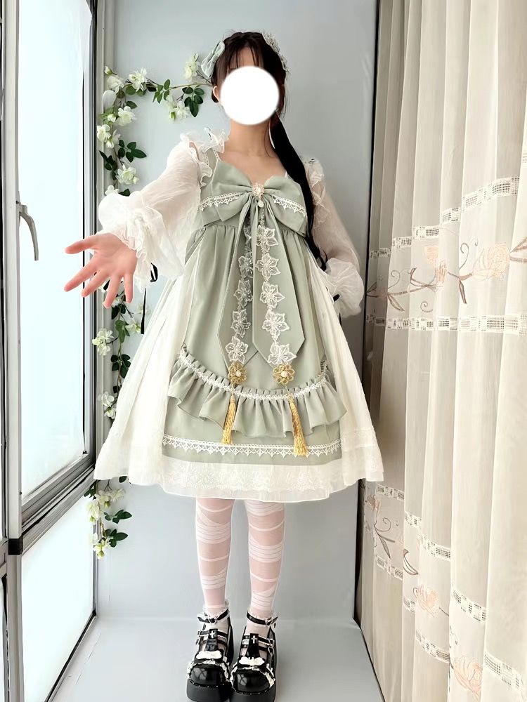 Lolita ライナー付きサマーデイリーホルタードレス