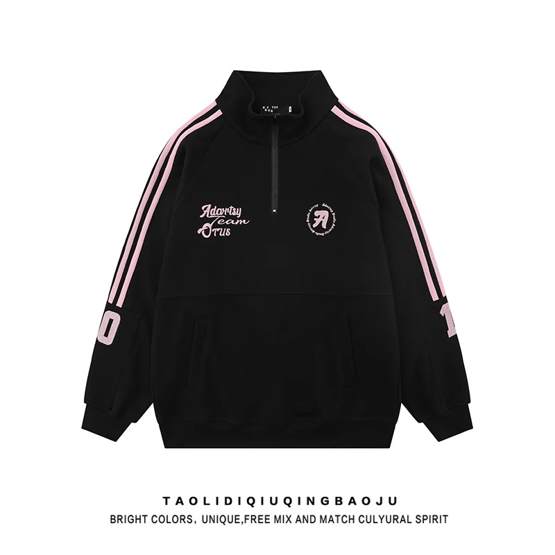 2025秋冬 韓国可愛い風トップス 2type Tシャツ K-POPファッション長袖ストリート系サイド丈シルエット衣装レディースサイズハーフユニセックスおしゃれカジュアル春ダンスラグラン配色トラック 4,616円