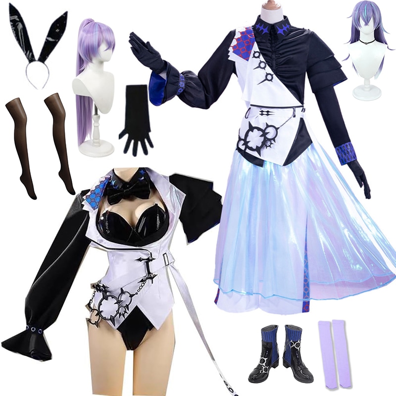 にじさんじ バーチャルYouTuber 星導ショウ コスプレ衣装 ウィッグ 靴 追加可 女体化 バニー ほしるべしょう コスプレ 衣装 仮装 ハロウィン コスチューム 服 お祭り
