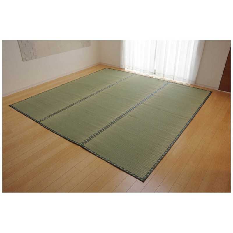 イケヒコ　ラグ い草 双目織「松」(261×352cm/ナチュラル)