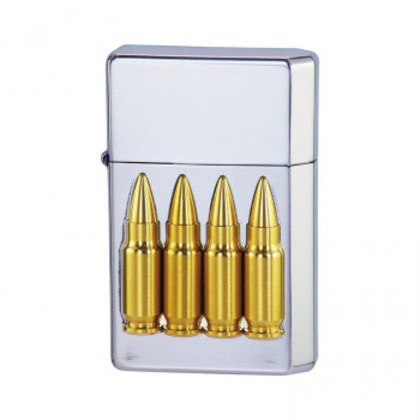 オイルライター GEAR TOP バレットボーイ 4バレッツ シルバーイブシ