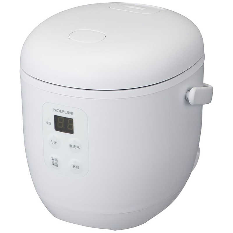 コイズミ　KOIZUMI　炊飯器 1.5合 ライスクッカーミニ ホワイト　KSC-1514-W